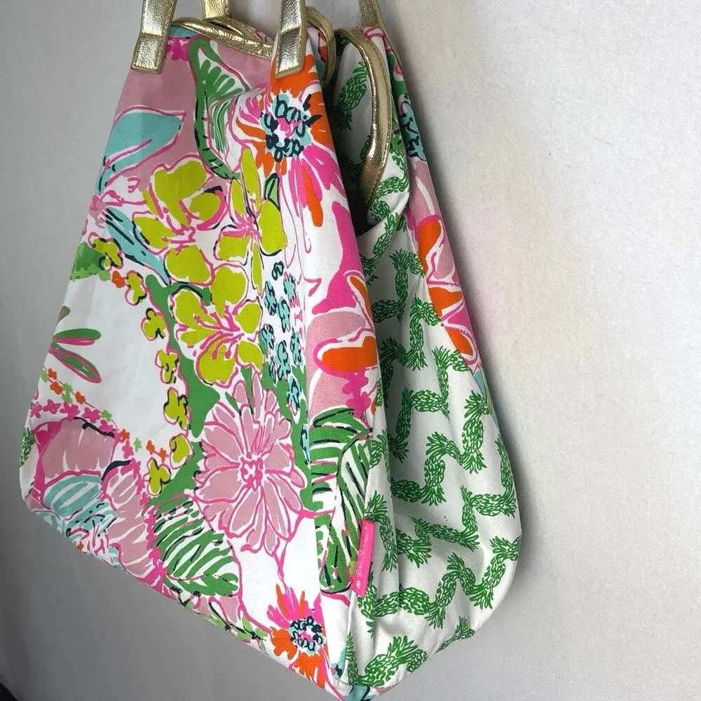 Lilly Pulitzer Target Weekender Luggage XL Tote Bag Nosie Posey NWOT